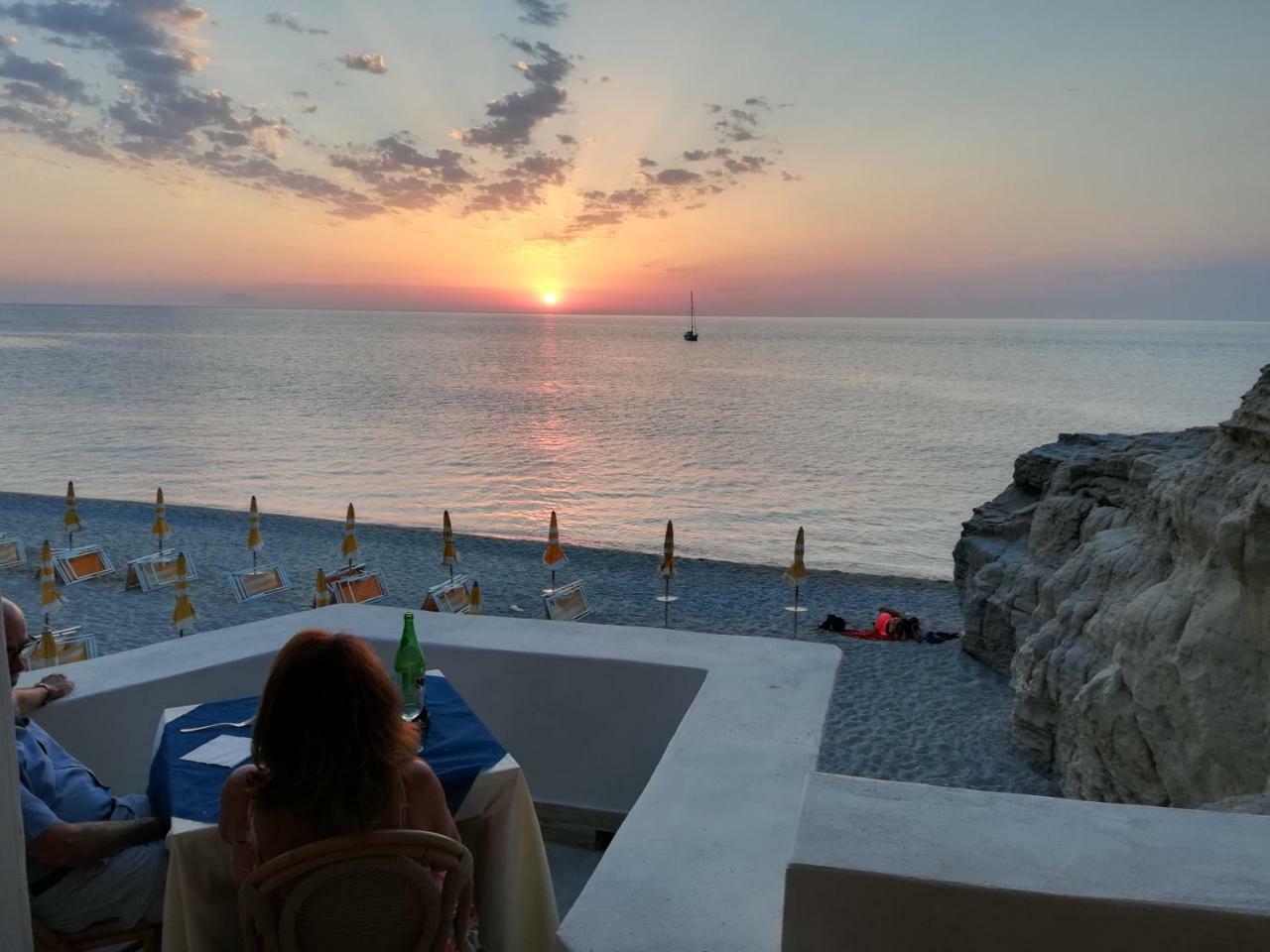 Le Roccette Mare Beach Hotel & Restaurant Tropea Zewnętrze zdjęcie